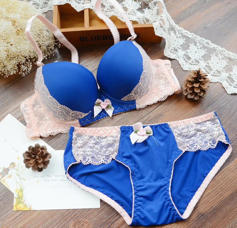 

Women Intimate Lace Rose Push Up Sexy Bra Set Bra And Panty Set Ensemble Soutien Gorge Underwear Conjunto Lingerie N121