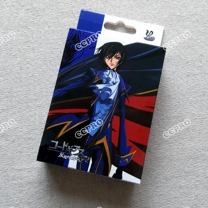

CODE GEASS Anime Poker Cards HITMAN REBORN Bridge Cards Natsume Yuujinchou Desk Cards/Playing Cards for Cosplay DIY Accessories