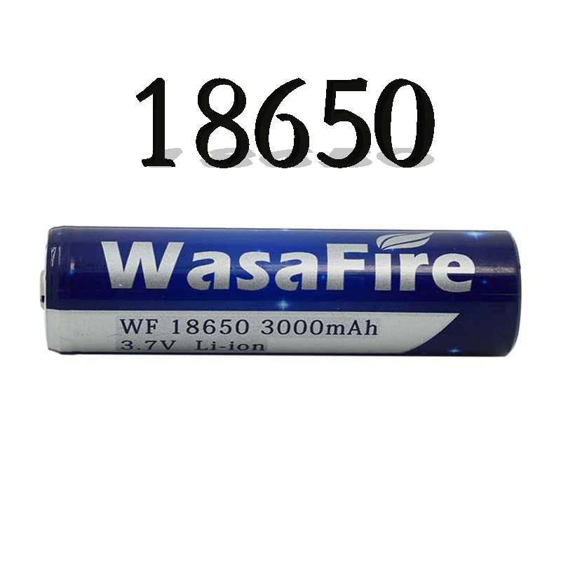1PC 3.7V Li-ion 18650 3000mAh Rechargeable Battery 2000 Times Lithium Battery for LED Flash Light Bike Headlamp