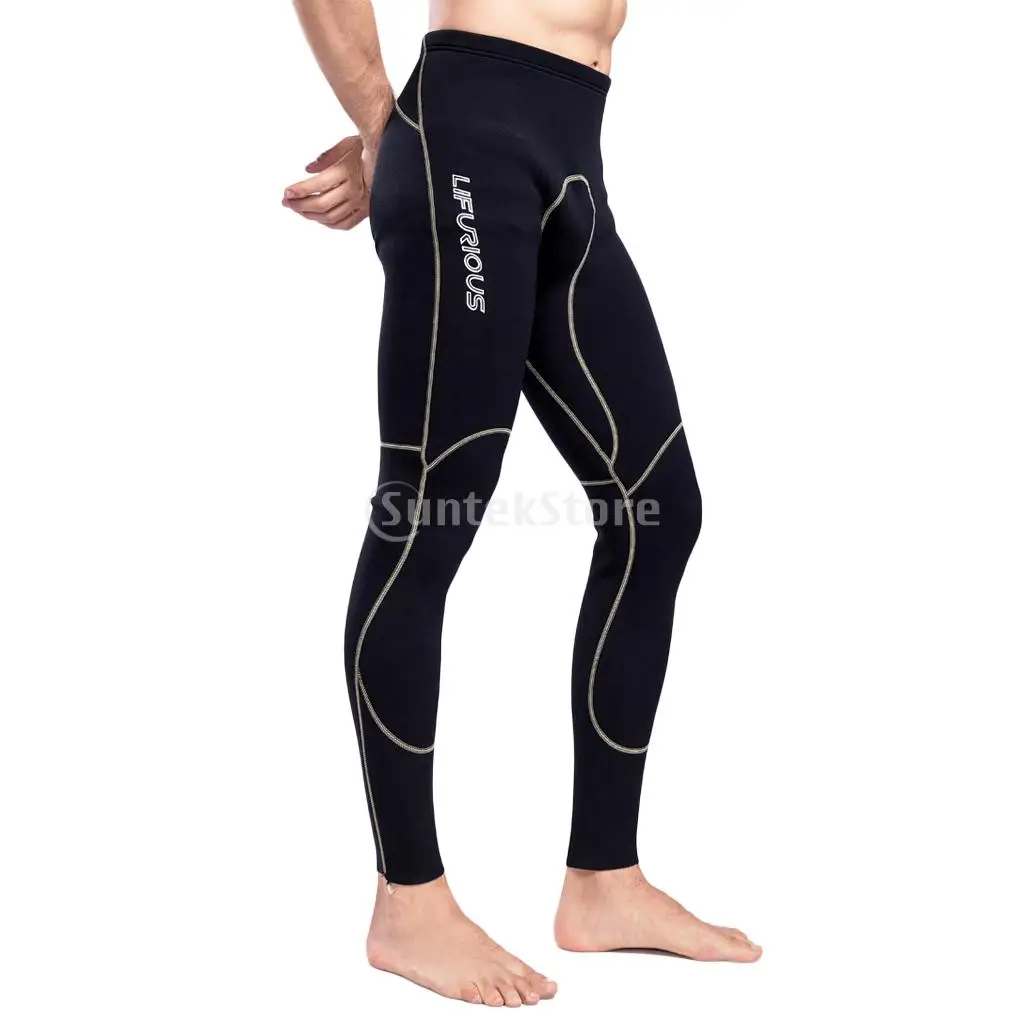Men's 1.5mm Neoprene Diving Long Pants For Winter Swimming Sailing Surfing Wetsuit Keep Warm Trousers Canoeing Stand Up Paddling