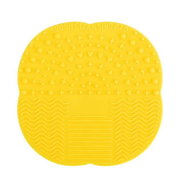 Cheap 1Pcs Makeup Brush Cleansing Pad Silicone Cosmetics Makeup Brushes Scrubber Board Face Washing Cosmetic Brush Cleaner Tool