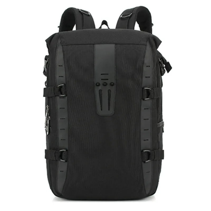 

Men's Backpack laptop backpacks Casual Solid Color Material Oxford Multi-functional Large-capacity Student Schoolbag Simple Bag