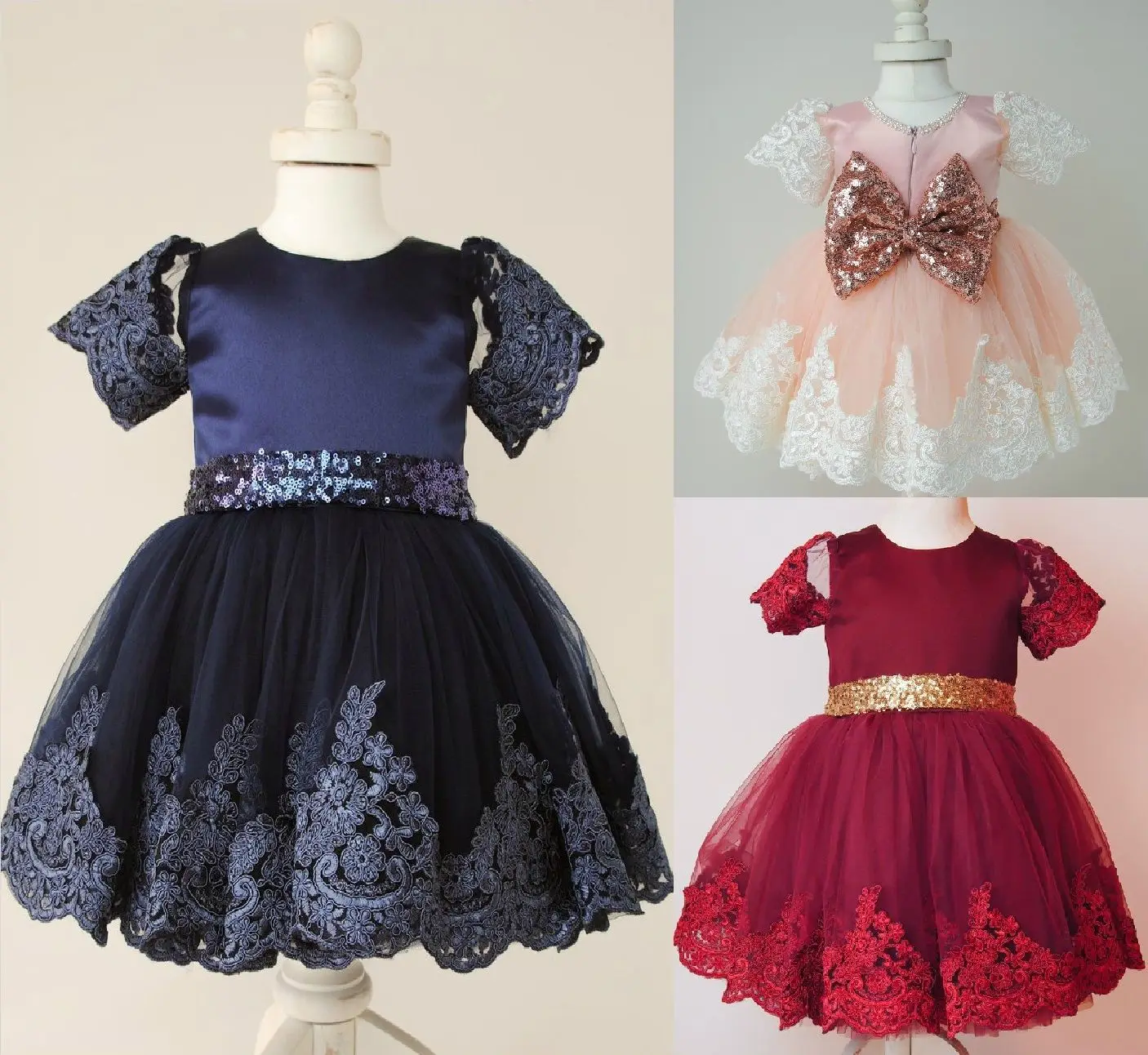 Кружевное бальное платье; нарядные торжественные платья-пачки; платье принцессы с цветочным узором и бантом для девочек; одежда для маленьких девочек; платья