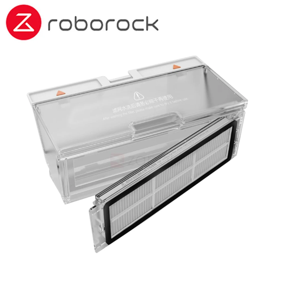 Оригинальная коробка для пыли Roborock, запчасти Xiaomi Mi, робот, пылесос, поколение 2, Hepa для Roborock S55 S51 S50, фильтр, боковая щетка
