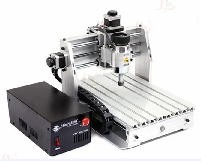 

Mini 3 axis woodworking cnc router 2520T  for green hand wood router