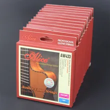 12 Компл. Алиса AW433 Стали Шестиугольная Ядро, Покрытое 85/15 Бронзовый Раны Акустической Гитары