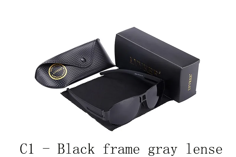 C1 - Black frame gray lense