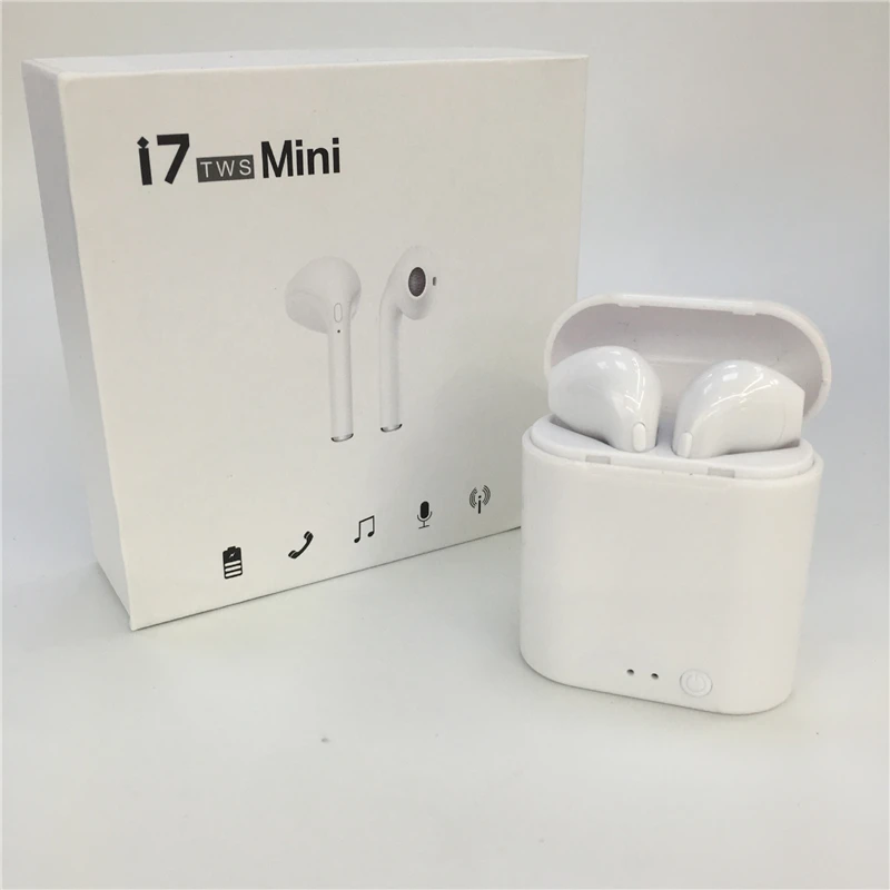 I7 mini i7s TWS беспроводные bluetooth-наушники с зарядным устройством для iPhone 7 8 X samsung S8 S9 Note