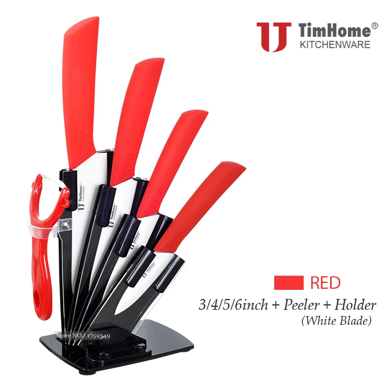 Kaufen Hohe qualität Timhome keramik messer set küche köche messer set 6 \