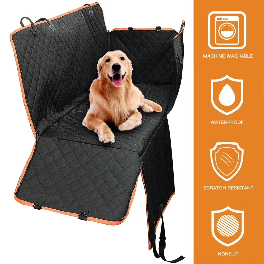 

New Pet Dog Cat Car Rear Back Seat Carrier Cover Cloth Portable Pet Dog Mat Blanket Cover Mat Hammock Cushion Protector