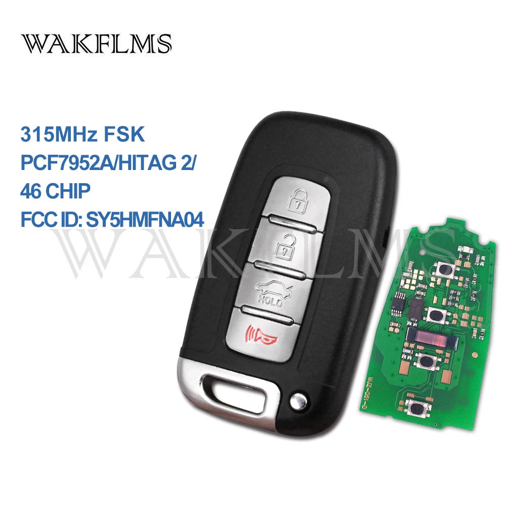 4 Button Smart Remote Key 315MHz Fob For Kia Forte Soul Rio Borrego 4 Button Smart Remote Key 315MHz Fob For Kia Forte Soul Rio Borrego