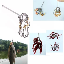 Лот 4 шт., взрывные крючки, рыболовные приманки, рыболовные снасти, Сабики, джиг, рыболовные крючки для ловли карпа, anzol, рыболовный крючок H150105E