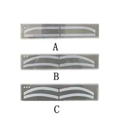 6 пар одноразовая бровь тату формирующая наклейка вспомогательные шаблоны бровей Трафарет