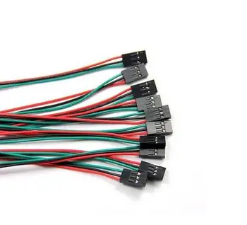 

50PCS/LOT 3D Printers 70cm 3 pin female to female cable jumper Dupont Line