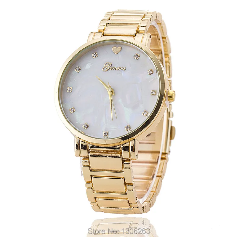New-Stainless-Steel-Women-Wrist-Watch-Mother-of-Pearl-Dial-Watch-Gold-Geneva-Watch-Luxury-Quartz