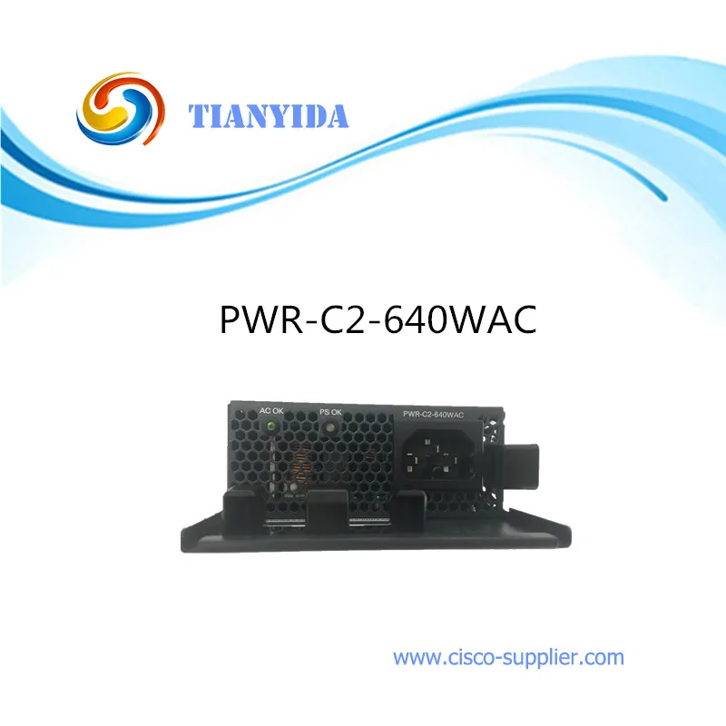 PWR-C2-640WAC = 640 Вт AC Config 2 источник питания запасная поддержка catализатора 3650 2960XR переключатели