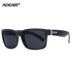 KDEAM Популярные Elmore Polarized Sunglasses Для мужчин широкий качества кадра солнцезащитные очки спортивные наружное оттенков с футляр