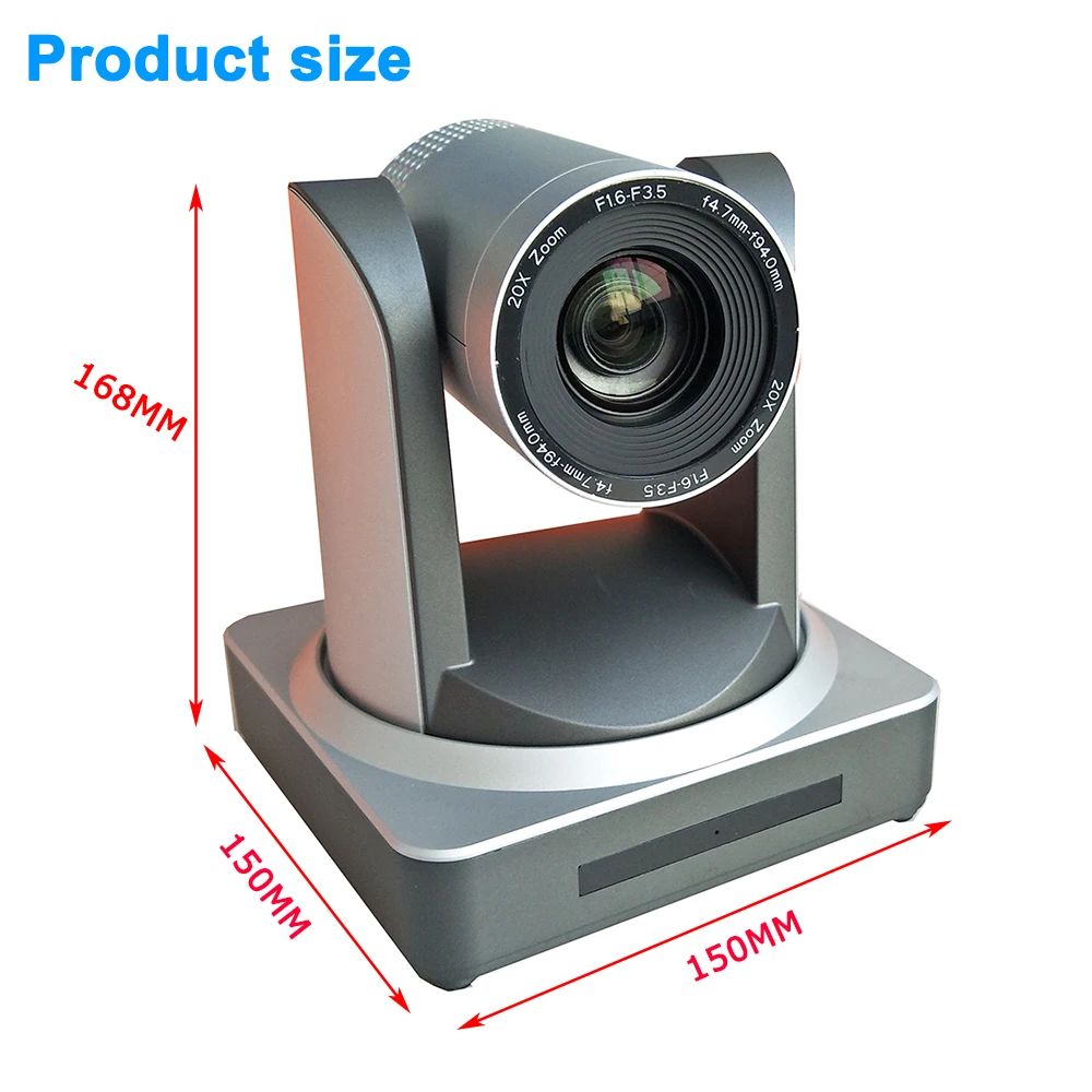 نظام كاميرا فيديو للمؤتمرات عدة 2MP 1080 وعاء HDSDI SDI IP 20X HD Onvif فيديو لايف ميديا كاميرا + 8 بوصة TFT LCD وحدة تحكم بلوحة مفاتيح