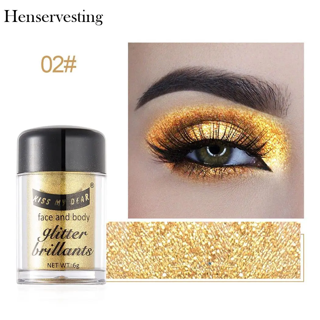 

Eye Colors Glitter Diamond 12 Shadow Makeup Pearl Metallic Eyeshadow Palette
