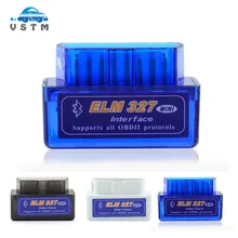 Najnowsza wersja Super Mini ELM327 Bluetooth V2.1 OBD2 Mini Elm 327 skaner diagnostyczny samochodu narzędzie do protokołów ODB2 OBDII