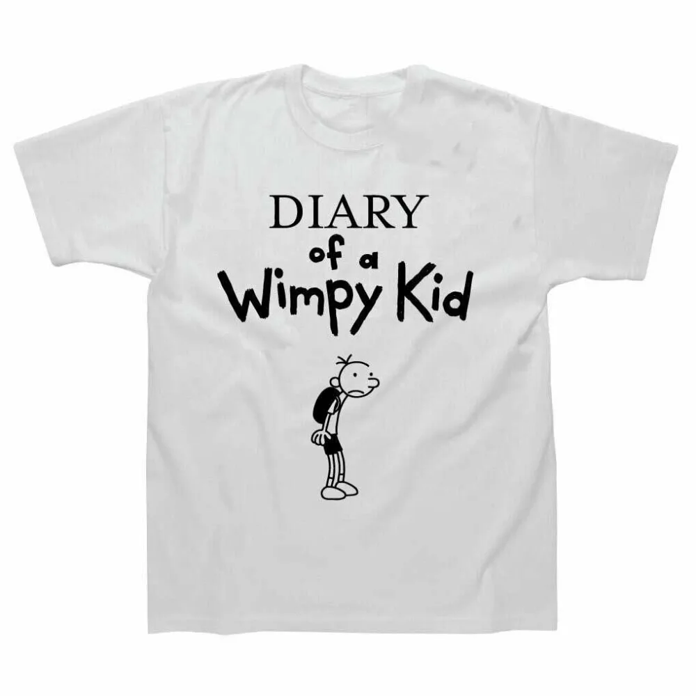 Детская футболка с надписью Diary of A Wimpy World Book Day Мужская новинка 2019 брендовые