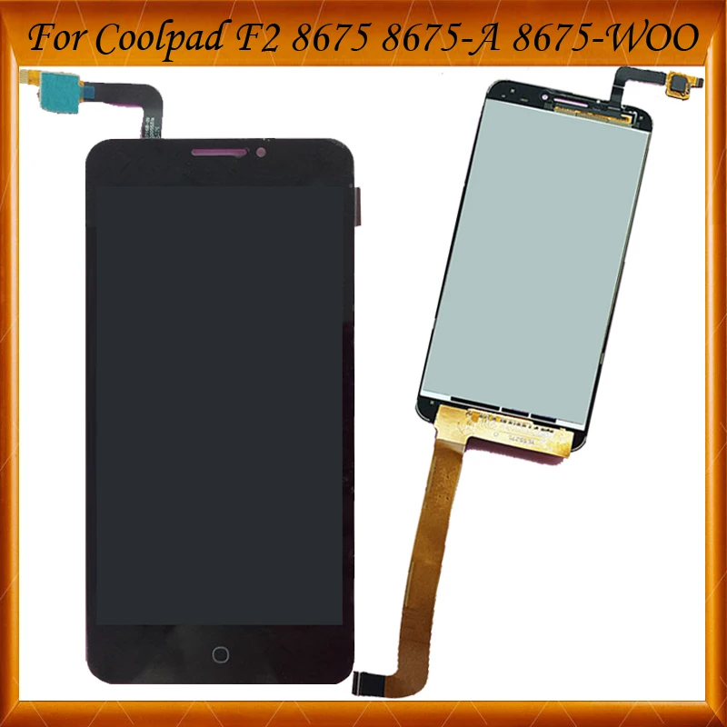

100% Tested OK LCD Display Screen+Digitizer Touch Screen Assembly Replacement For Coolpad F2 8675 8675-A 8675-WOO