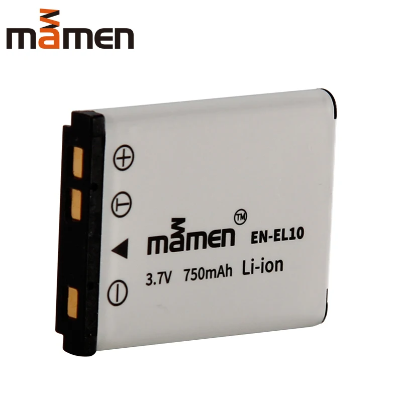 Mamen EN-EL10 750mAh полное декодирование литий-ионная батарея для Nikon EN EL10 LI-42B Li-40B LI42B Li 42B 40B аккумуляторная батарея для камеры