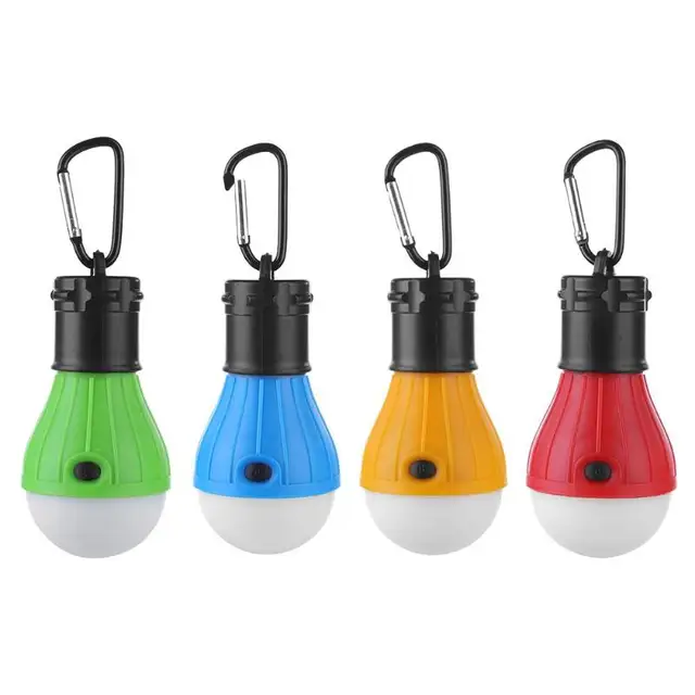 Portable Carabiner Bulb Light 4 Colors 1