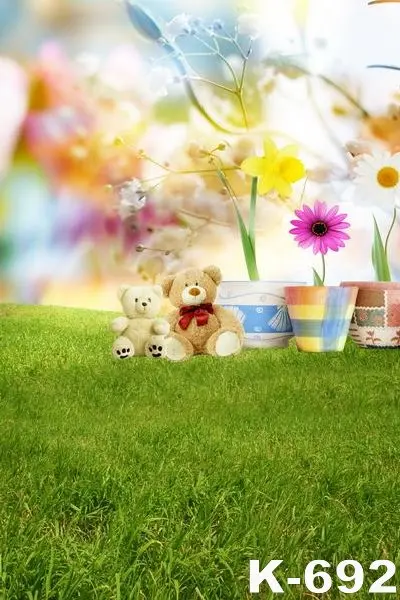 Children Photographic Backgrounds 150x200cm Baby Photography Vinyl Backdrops Green Grass Flowers Dream Child font b Photo