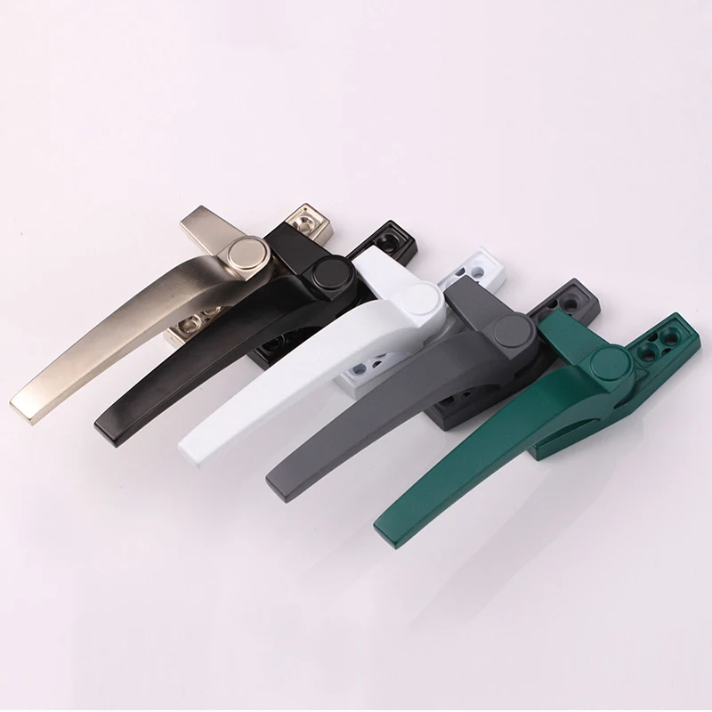 Multi colors Window Handles left/Right Hand Zinc Alloy Sliding Casement Window Door Handles accessories
