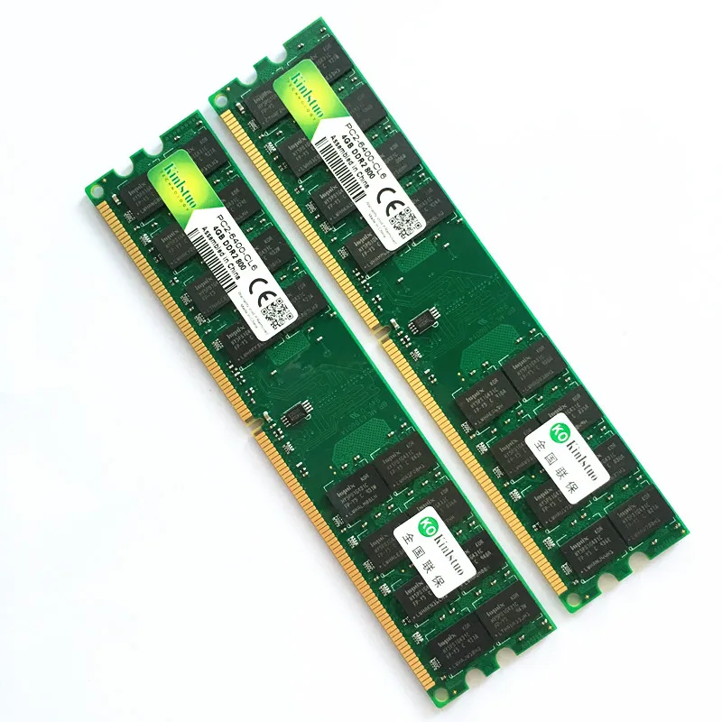 8 Гб(4 Гб X 2) DDR2 800 PC2-6400 DDR800 800 МГц 240PIN DIMM для материнской платы AMD настольной памяти