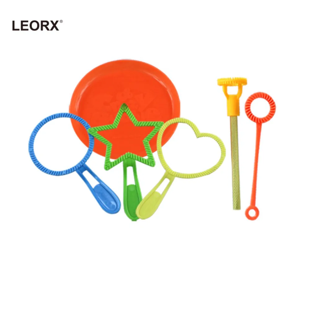 

6Pcs Bubble Wand Tool Soap Bubble Concentrate Stick Bubble Maker Blower Set For Kids Children Fun Toys For Outdoor Toy Gifts