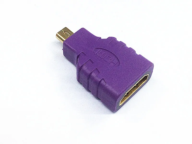 HDMI Женский к Micro HDMI Мужской позолоченный адаптер конвертер разъема