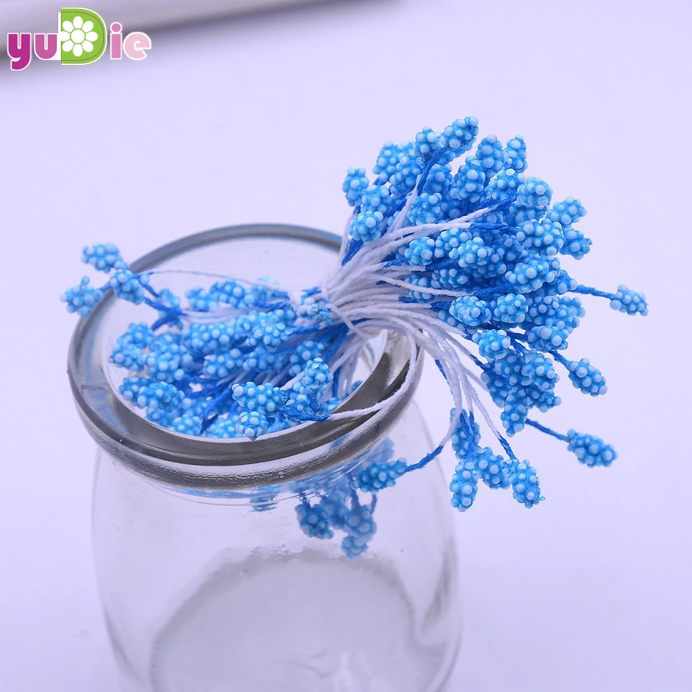 2700pcs / lot mini plastic small berries Artificial flower stamens