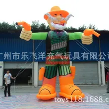 Высокое качество ПВХ милые надувные рекламные Западные Ковбойские модели рекламы надувные модели