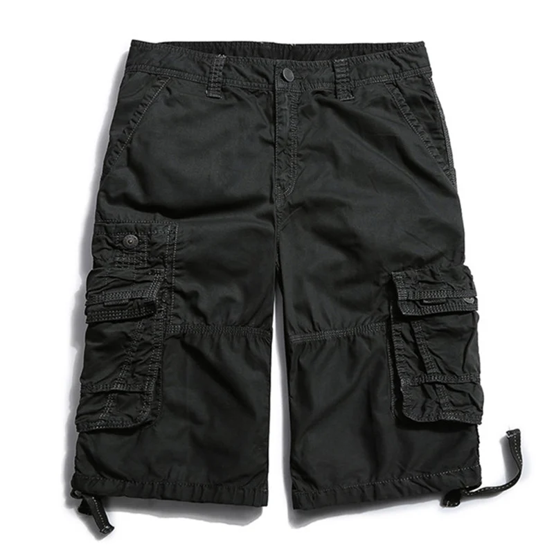 90% OFF 2019 Men Shorts Summer New Mens Hot Cotton Casual Shorts Quality Bottom Elastic Waist Fashion Brand Shorts Men