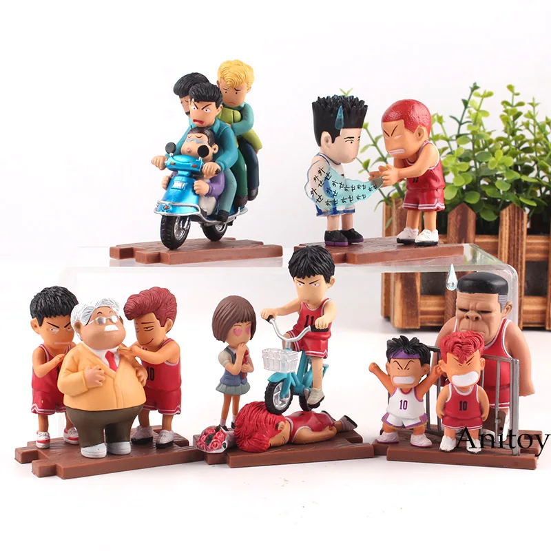 

Slam Dunk Figure Hanamichi Sakuragi Rukawa Kaede PVC Slamdunk Figure Collection Model Toys for Boys Gift Set