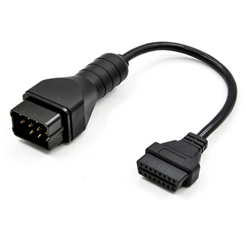 Лучшая цена для Renault 12 Pin OBDII OBD 2 переходник диагностический Удлинительный кабель