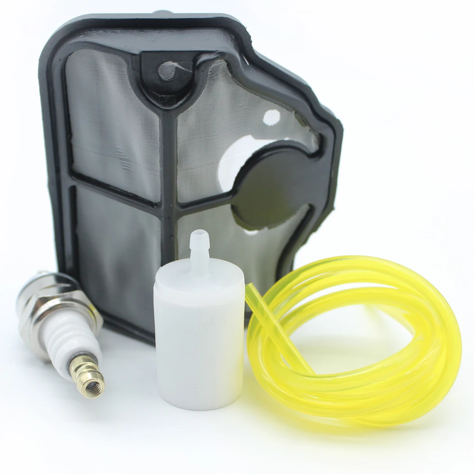 Air Filter Gas Fuel Hose Filter Spark Plug Repair Kit Fit HUSQVARNA 142