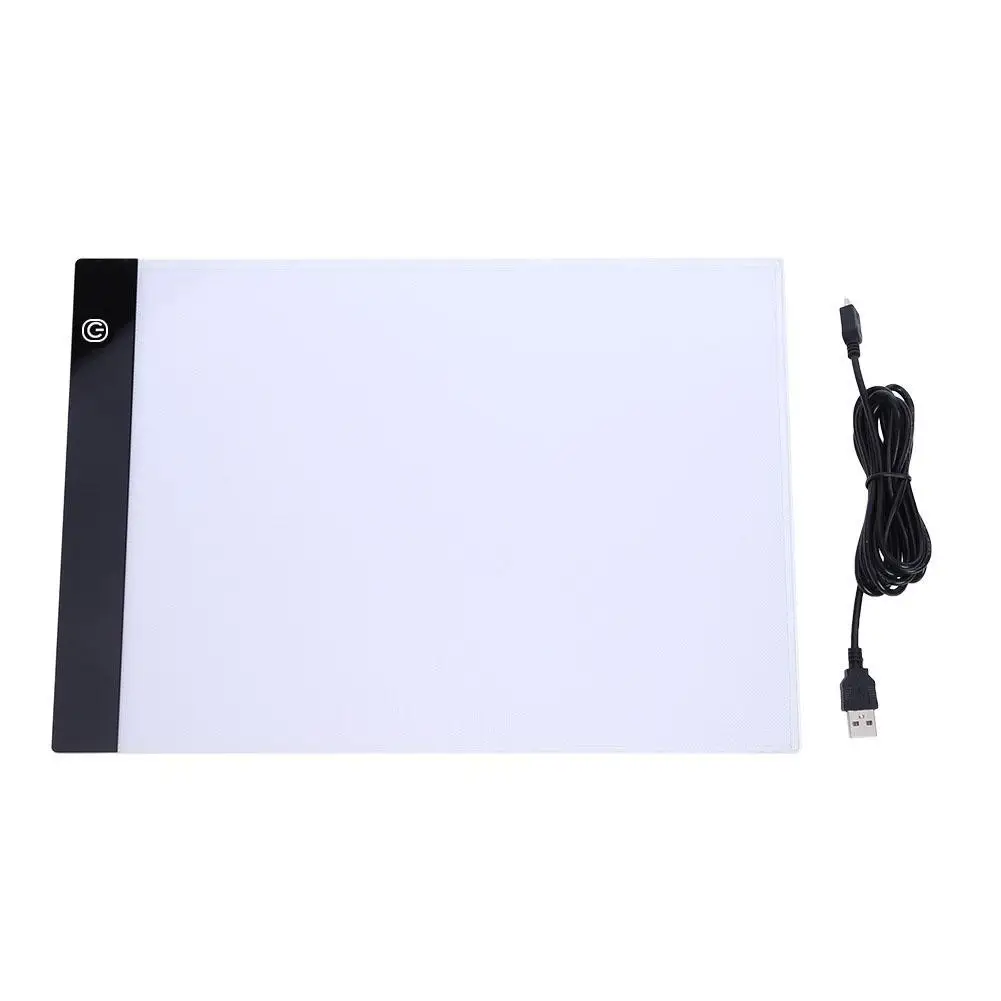 

LeadingStarTablet A4 LED Artist Thin Art Stencil Drawing Calligraphy and Painting Board Light Box Dimming Tracing Table Pad zk30