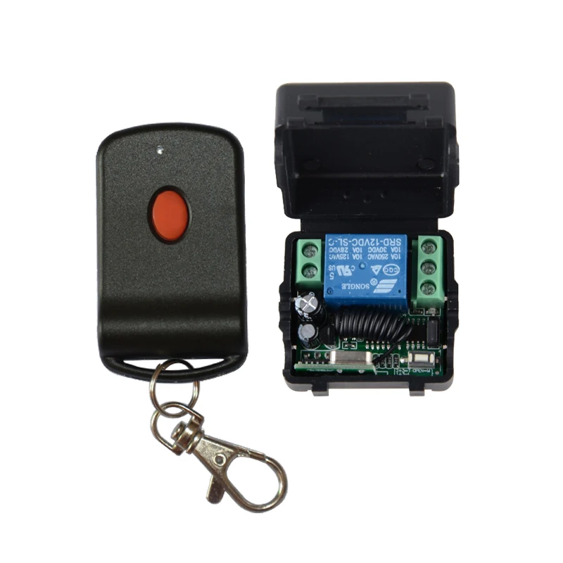 

DC 12V 1CH Wireless Remote Control Switch System teleswitch Receiver Transmitter For Applicance Garage Door