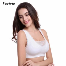 Вертикальный Для женщин бюстгальтер для йоги; однотонные пикантные туфли на шнуровке бесшовный бюстгальтер без косточек Предотвращение Открытые женский бюстгальтер мягкое нижнее белье Женский вязаный бюстгальтер