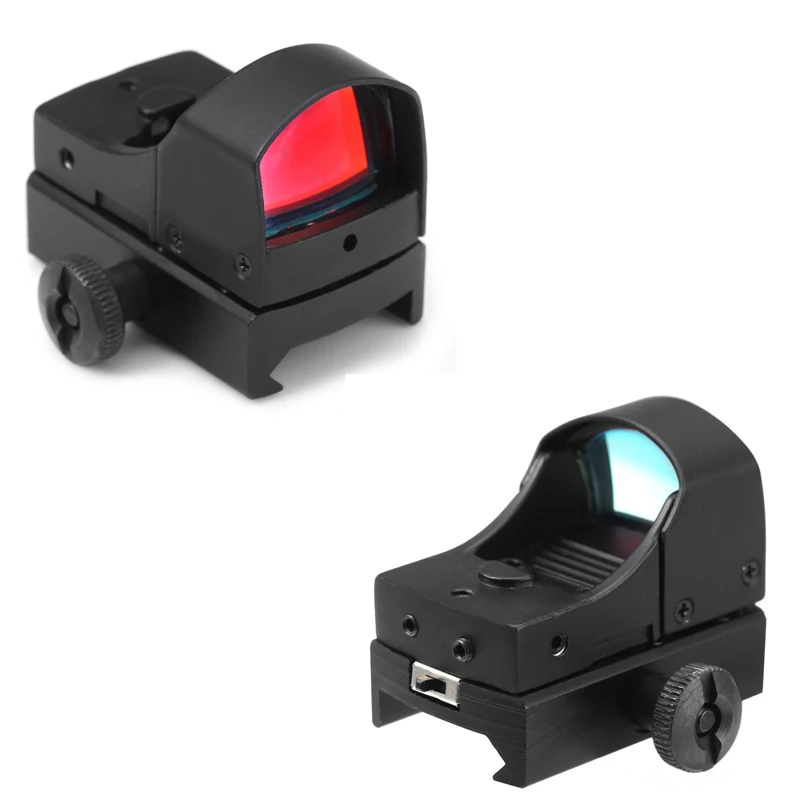 Alcance Tactical Mini holográfico Dot Reflex Sight Light brillo ajustable