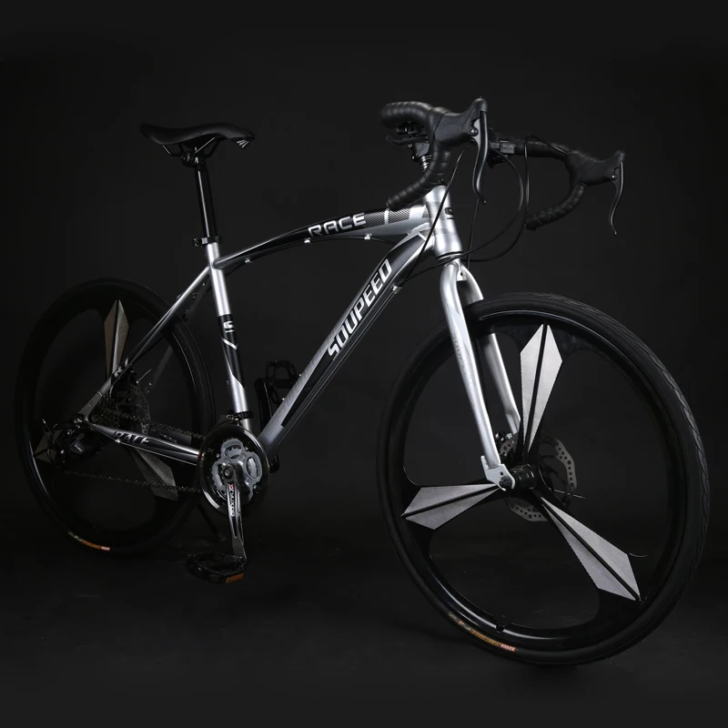 Cheap New Brand Road Bike Carbon Steel Frame 27 Speed 26 inch Wheel Dual Disc Brake Bicycle Outdoor Sport Cycling Racing Bicicleta 2