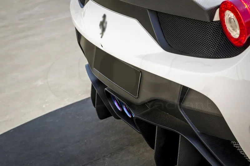 2010-2014 Ferrari F458 Italia Coupe & Spider Vorsteiner 458-VX Program Style Rear Bumper PCF with Muffler Tips (14)