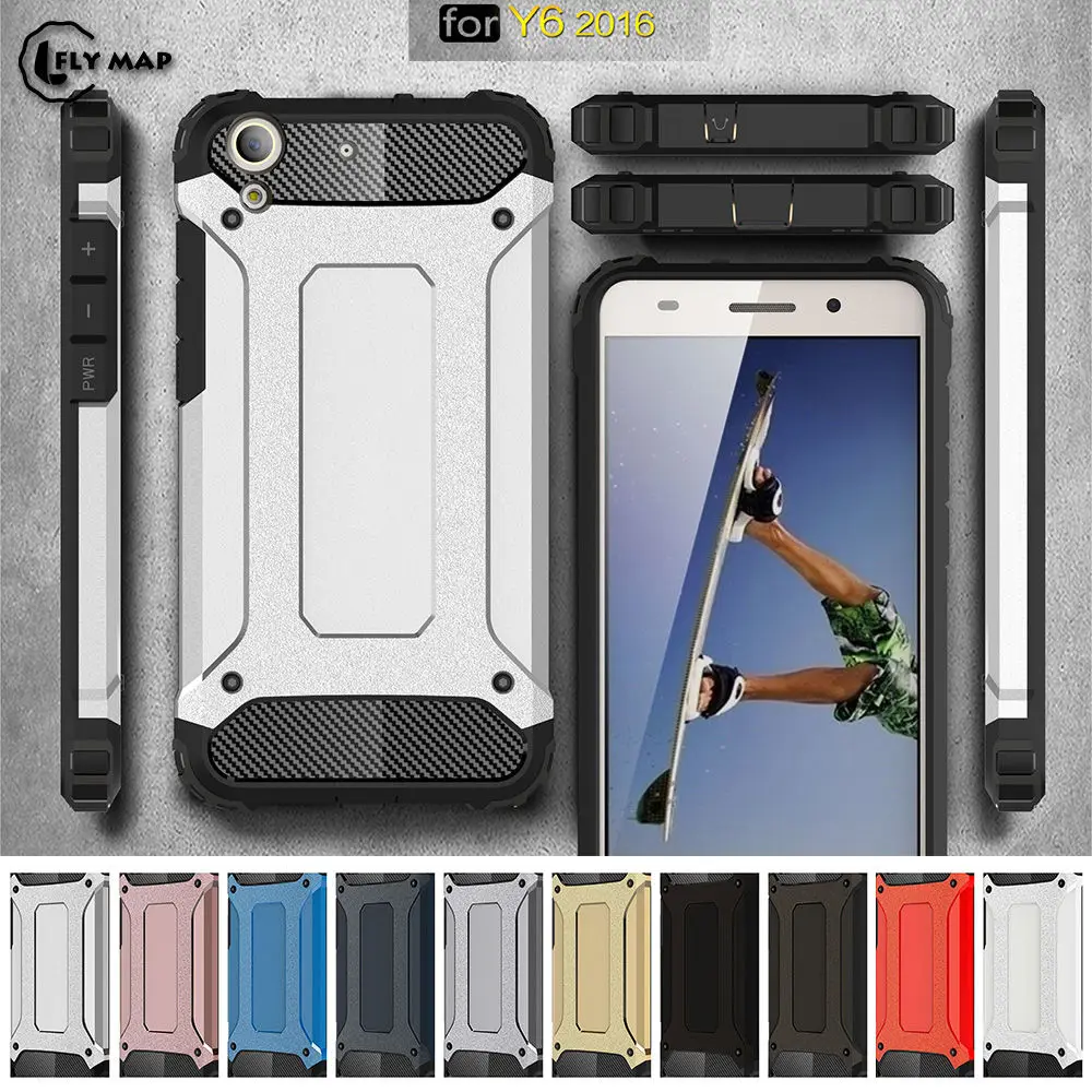 PC Armor TPU Case for Huawei Y6 II 2 Y6ii CAM-L32 Silicon Anti-Shock Hard Protection phone Cover for Huawei Y6 II Y 6II CAM-L21