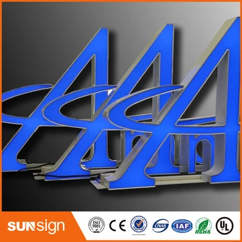 

Outdoor 3D LED lighted acrylic channel letter