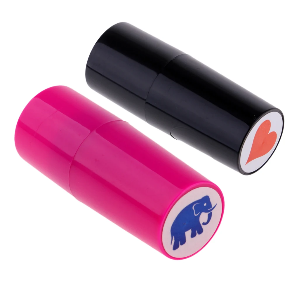 2pcs Golf Ball Stamper Stamp Heart Skull Eagle Print Golfer Gift Keepsake Training Aids Club Accessories