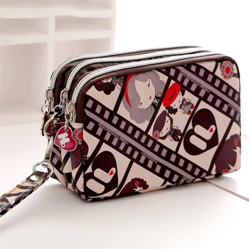 

2019 Women Coin Purse Clutch Wristlet Wallet Bag Phone Key Case Makeup Bag Ladies Credit Card Women Mini Wallet