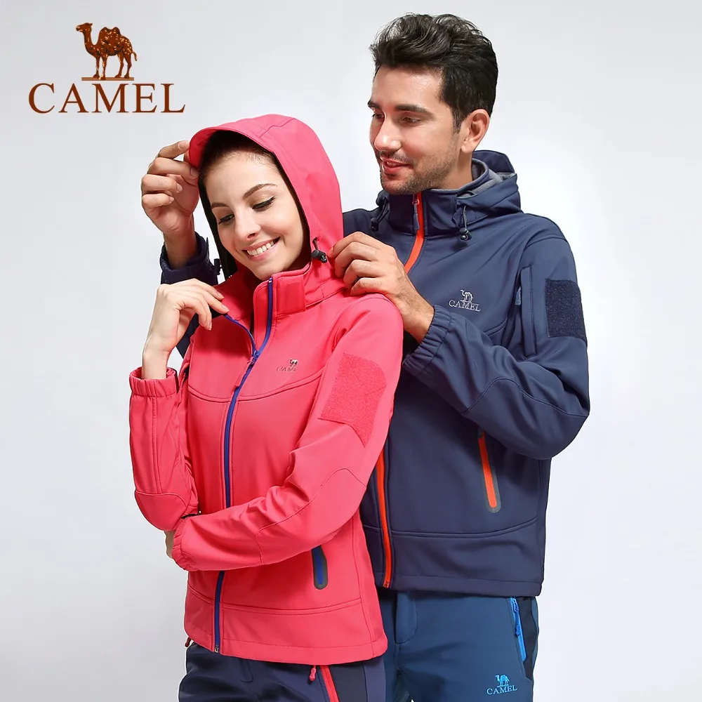 CAMEL Наружная Мужская Флисовая Куртка из полиэстера для кемпинга походов